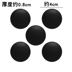 สติกเกอร์ซิลิโคนกันกระแทกแผ่นรองมือจับประตูใช้ในบ้านสติกเกอร์ติดผนังกันชนประตูตู้หลังประตูสติกเกอร์ติดประตูสิ่งประดิษฐ์ป้องกันการชนกันของตู้เย็น