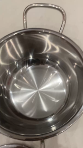 Nồi 3 đáy Fivestar 16 CM inox 430 Vung inox Dùng được các loại bếp