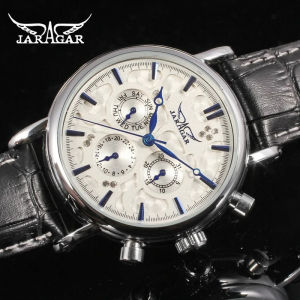 JARAGAR 348 Sports Top Brand Mens Automatic Mechanical Watch Elegant Retro Style Week Date Original Fashion Clock 2025