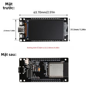 Bo Mạch Phát Triển ESP32-WROOM-32 Với Màn Hình LCD 1.14 Inch/1.9 Inch Wi-Fi Bluetooth Cổng Type-C Dành Cho Ứng Dụng Máy Tính