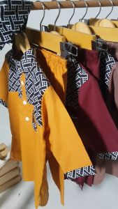 SETELAN KOKO KURTA ANAK VARIASI DADA BATIK USIA 1-10 TAHUN 60 RIBU DAPAT 3SET MLXL 81012