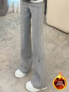 Thermal High Waist Slimming Flared Leisure Pants