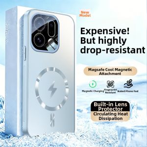 SIMERST | Magnetic Drop-proof Matte Phone Case with Lens Protector
