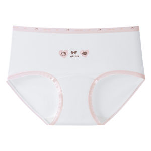 miiow | Girls Cotton Underwear Summer Thin Breathable Antibacterial Triangle Shorts Comfortable Seamless Innerwear For Students Ages 6-14