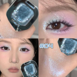 HERORANGE Square Single Highlighter Powder เนื้อครีมนุ่ม เม็ดสีมุก Radiant เรืองแสงยาวนาน เสียสีเข้มข้น