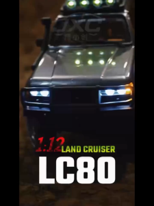 1:12 2.4G 4WD Toyota LC80 Land Cruiser RC Car Rock Crawler Climbing Truck Toys For Kids Birthday Gifts