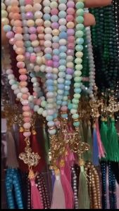 TASBIH KRISTAL 99 GRADASI LAFADZ ALLAH / tasbih batu kristal berkilau butir 99 /perlengkapan alat sholat