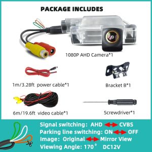 170° AHD1080P or 720P Backup Camera Reverse Rear View for Citroen Peugeot 1007 2008 3008 208 301 307 308 406 407 408 508 607 806