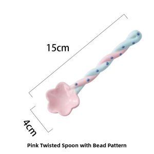 Whimsical Cartoon Ceramic Soup Spoon