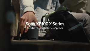 [1 Year Warranty]Original Sony SRS  XB100 Wireless Bluetooth Speaker Portable Outdoor Speaker Party Speaker with Mic Radio for IOS/Android/PC 3D surround Long Battery Life Hands-free Calls