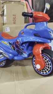 Mainan Motor Balap Duduk Anak Neo 553 Spiderman Lisensi Marvel