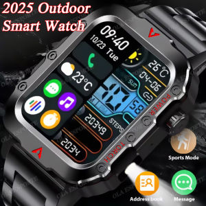 Ola Esporte New LED Flashlight Outdoor Sports SmartWatch 2025 For Women Watch Health Monitor GPS Waterproof Military Smartwatch