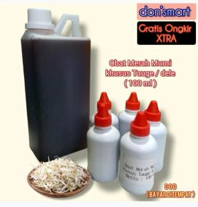 Obat Merah Murni ( 100 ml ) khusus tauge putih tidak berdaun