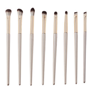 MONLEYTA | Bộ 8 cọ trang điểm mắt nhỏ mềm mại chi tiết khối màu tán đều cọ trang điểm mũi cọ trang điểm mắt MONLEYTA