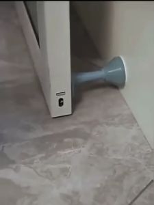 Fu billion Non-perforated door suction toilet anti-collision door suction silent silicone door suction ground suction anti-collision device door stop door stop universal