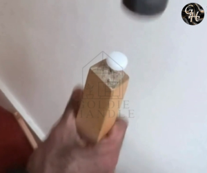 Skrup Paku Oval Rotan (10 Pcs) Paku Plastik Alas Kaki Bawah Meja Kursi Lemari Putih & Hitam