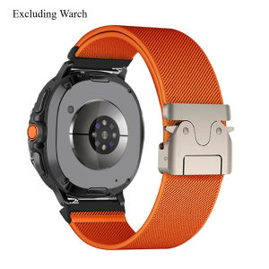 Nylon Strap For Samsung Galaxy Watch 8 9/8Classic 44mm 40 46mm Band For Galaxy Watch Ultra(2025) 47mm Elastic Bracelet Parachute