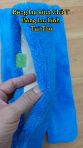 Bông Lau-Đầu lau Kính Chữ T thay thế cho cây lau kính nhà trên cao bộ bông lau kính tai thỏ loại tốt