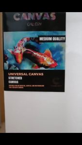 KANVAS LUKIS 20X60 CM / WHITE CANVAS / WATER COLOR CANVAS / CANVAS - MEDIUM QUALITY