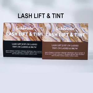 Lash Fast Lift And Tint Kit Professional Eyelash Perm Kit 2in1 Lashes Tint Brow Lashes Tint Brow Dye Eyes Eyelash Eyebrow Makeup