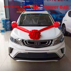 Wedding Decoration Red Car Delivery New Car Decoration Festival Supplies Gift Decorations for Brides And Grooms