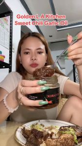 Golden L.A Kitchen 2pcs Big Jar 300g Sweet Chili Garlic Oil Get FREE 100g | Healthy Choice Flavorful | Chili Sauce