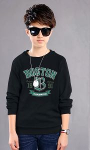 Baju Anak Laki laki Bstn Champ Umur 4-13 Tahun / Kaos Anak Lengan Panjang / sweater anak bahan babyterry BISA COD Hoshi