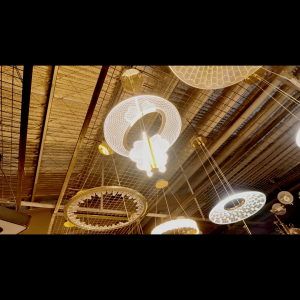 LED Chandelier modern design three-color adjustment light luxury pendant bedroom living room interior decoration ceiling light