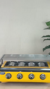 STELANG รับประกัน 1ปี เตาปิ้งย่างอินฟราเรด รุ่น6 หัวอินฟาเรด เตาปิ้ง เตาแก๊สประหยัดพลังงาน แรงดัน 2800P ขนาด 34*40*20 ซม