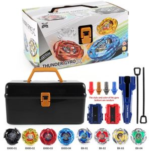 Takara Tomy | Bey X Takara Tomy Spinning Toy Kit Gyro Metal Battle Tops with Launchers Organize Box Set Gift