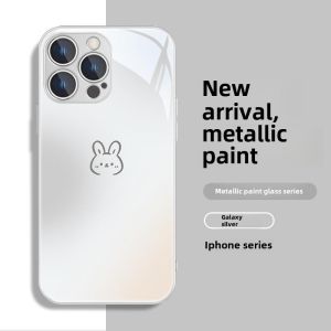 Rabbit Carrot for Redmi Turbo3/K70 Phone Case K60 New Arrival K50/K40s Glass Cover Note13/12tpro Couple Xiaomi Internet Celebrity Civi4pro Classy 10S