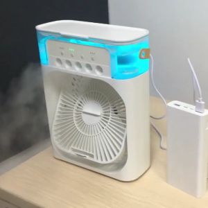 Kipas Angin AC Super Dingin Ac Duduk Mini Portable Air Coller Pendingin Dan Penyegar Ruangan