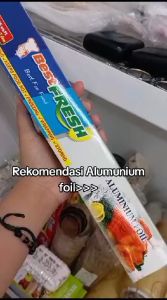Aluminium Foil 30cmx7.6m foil rol pembungkus makanan BEST FRESH