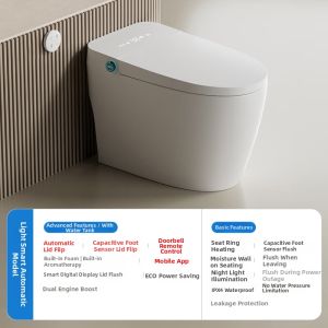 TEM | Smart Simple Toilet with Warm Air Drying and Automatic Bidet