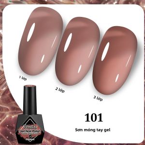 Sơn Móng Tay Dạng Gel Visuatia 8ml Chai Đơn Màu Nâu Đỏ Bóng Mượt Độ Bão Hòa Cao Thời Trang Thiết Kế Nghệ Thuật Móng Tay LED Dành Cho Làm Móng Tại Salon.