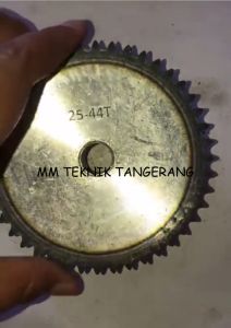 Sprocket RS 25 x 44 T Gear Rantai Single Gir gigi Z 44T RS25 -1 25Z44 25X44T 25-1 tipe B