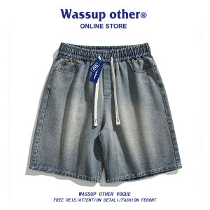 Casual Washed Mens Denim Shorts