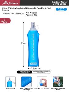 BSWOLF | Foldable Portable Outdoor Running Water Bottle
