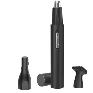 Máy Cắt Lông Mũi Điện 3 Trong 1 Sạc USB Chất Liệu Nhôm Nhỏ Gọn Dùng Được Cho Lông Mày Lông Trên Cơ Thể Dùng Được Khi Đi Du Lịch Quốc Tế