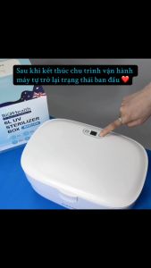 Máy Tiệt Trùng Biohealth BH5100 Máy Tiệt Trùng Bình Sữa Bằng Tia UV Cửa Trên Dung Tích 6L