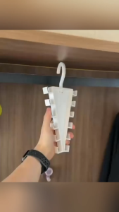 HOME + HOUND V Shaped Double-Sided Closet Organizer Hanger 360° Rotatable Space Saving Clothes Hanger
