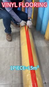 💥1-second renovation💥YChao Tikar Getah Tebal 1 gulung 5㎡/53.8 sqft Direct laying on cement floor tikar getah pvc Thickened Wear-resistant waterproof Home use Wood grain Vinyl Flooring floor sticker tikar lantai rumah