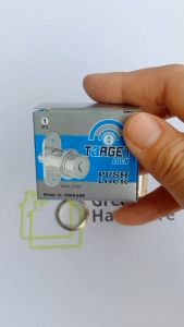 กุญแจกดเด้งtarget9004-19 กุญแจกดล็อคสำหรับตู้บานเลื่อน Wooden Furniture Locks Push Lock