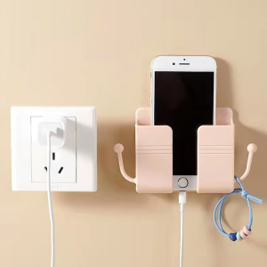 BỘ 2 CÁI móc treo phích cắm điện miếng dán tường treo ổ cắm điện móc dán treo đồ đa năng LAZYL