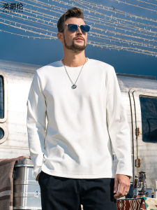 Enjeolon | Forked Hem Round Neck Sweater for Men