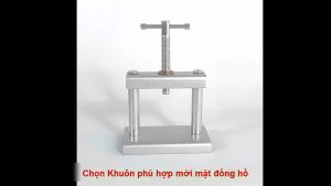 Máy ép đáy đồng hồ dạng vặn ren chắc chắn dễ dàng điều chỉnh