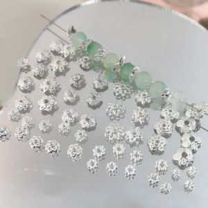 Beadia Bunga Alloy untuk Gelang Manik Cup Spacer Bead Lotus - Aksesoris DIY Perhiasan Kualitas Anti Karat