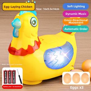 Walking Egg-Laying Singing Chicken Educational Toy