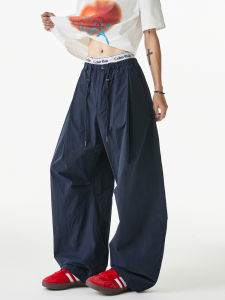 Quần Dài Thể Thao Nam American Quick Dry Drawstring Pleated Blade Climbing Quần Ống Rộng Thoải Mái Mùa Hè Quần Dài