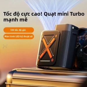 HOOYS | Quạt Đeo Hông Di Động Với Thời Lượng Pin Siêu Dài Làm Mát Ngoài Trời Công Trường Nhiệt Độ Cao Gió Mạnh